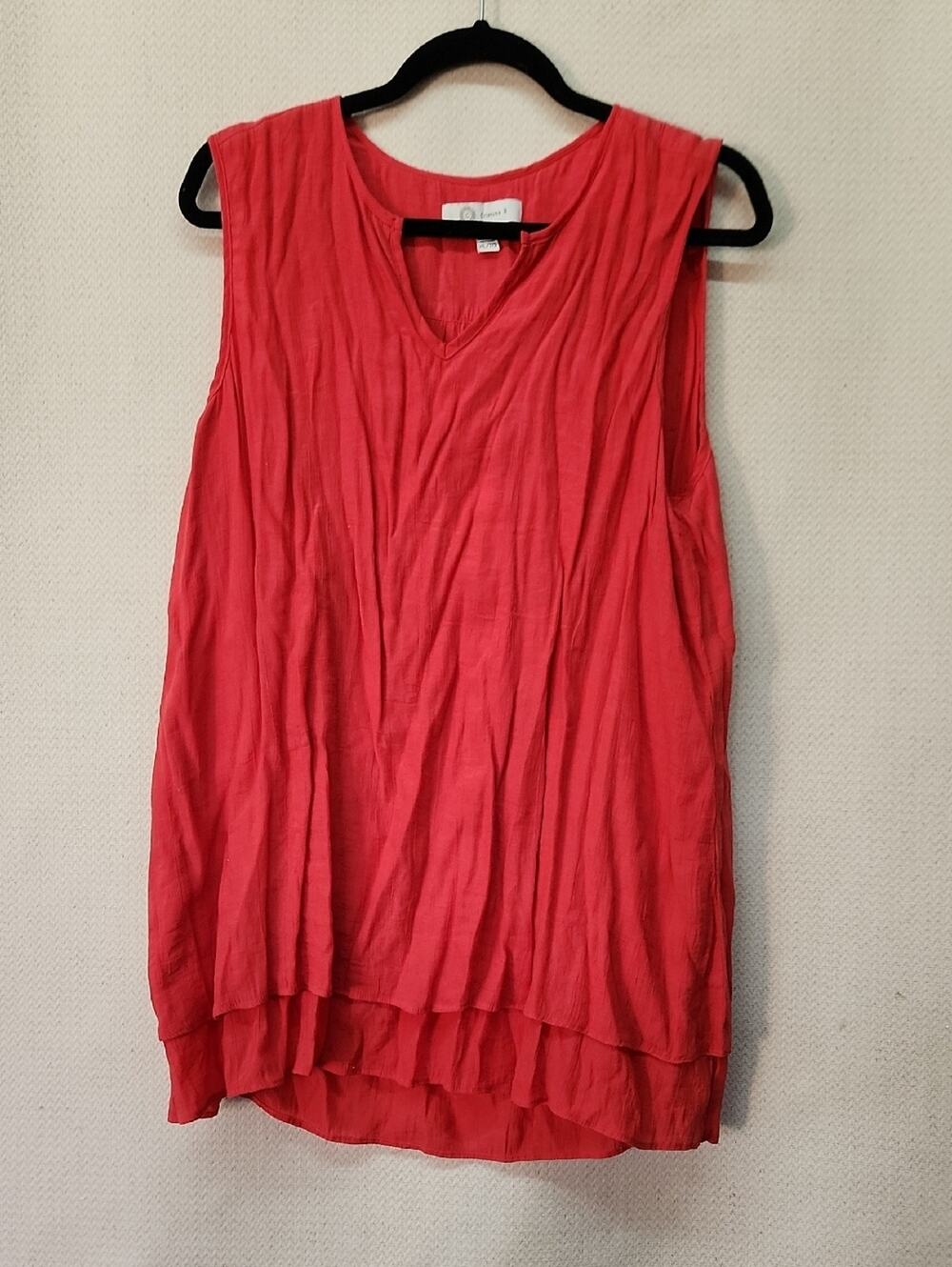 🚨2/$25 or 5/$50🚨Sleeveless V-Neck Pink Women’s Tunic Top